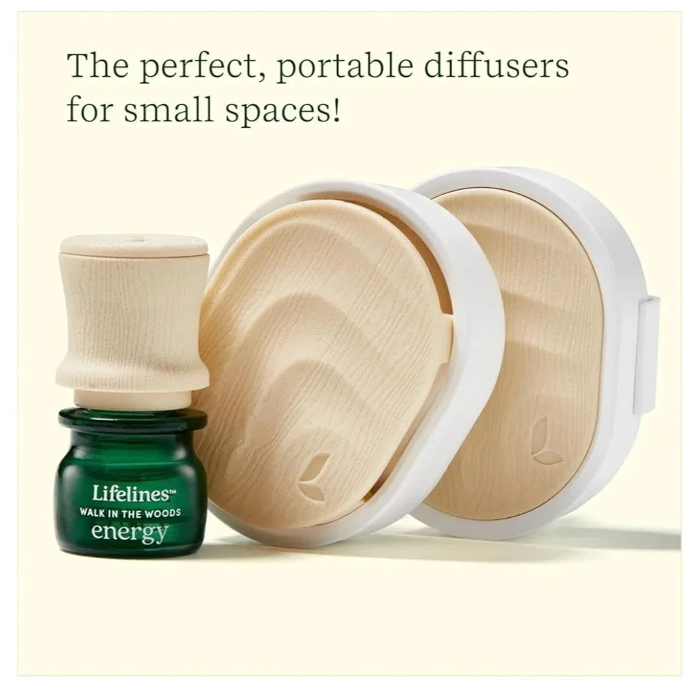 Lifelines Everyday Portable‎ Essential Oil Diffusers 2-Pack